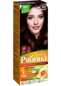 Краска ACME Color Рябина Avena 043, Темно-Каштановый