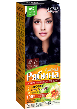 Краска ACME Color Рябина Avena 052, Иссиня-Черный