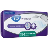 Одноразові пелюшки iD Expert Protect Plus M 60х60 см, 30 шт