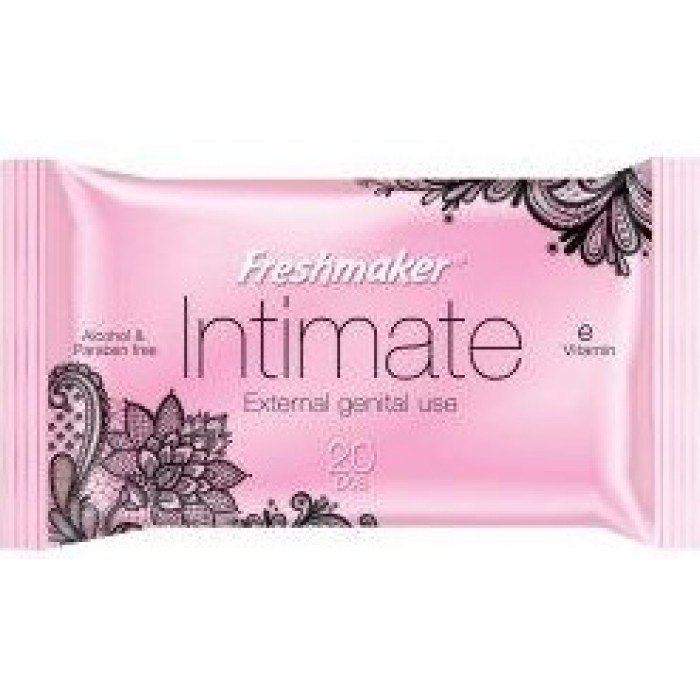 Вологі серветки Freshmaker інтимні, 20 шт - 