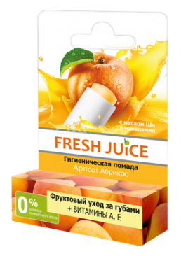 Гігієнічна помада Fresh Juice Apricot 3,6 г, 1 шт