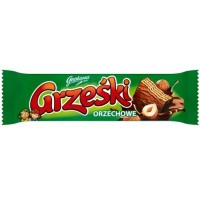 Вафлі Grzeski з горіховим смаком, 36 г