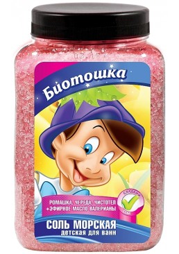 Сіль морська для купання Bioton Cosmetics Біотошка Дитяча, 750 г