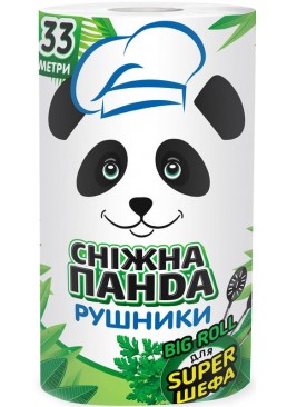 Бумажные полотенца Снежная панда Big Roll, 2 слоя