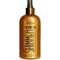 Кокосовое масло Top Beauty для загара с шиммером, 200 мл