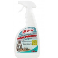 Универсальное моющее средство San Clean для генеральной уборки после ремонта с распылителем, 750 мл