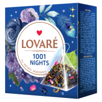 Купаж черного и зеленого чая Lovare 1001 Ночь в пирамидках, 15 шт