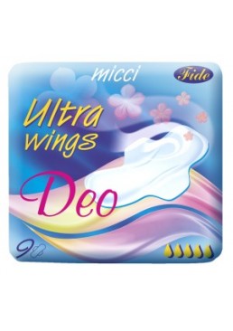 Гигиенические прокладки Micci Ultra Deo 5 капель, 9 шт