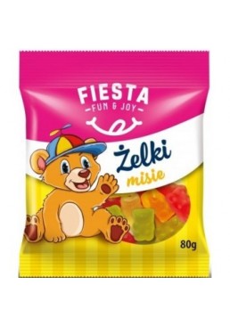 Конфеты желейные Fiesta Мишки, 80 г