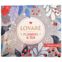 Подарочный набор чая Lovare Flowers & Tea 12 видов по 5 шт