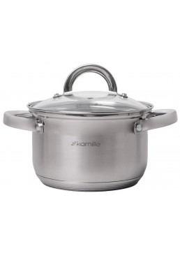 Кастрюля Kamille из нержавеющей стали, 3.9 л