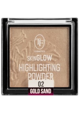 Хайлайтер для обличчя TF Cosmetics Skin Glow 02 золотий пісок, 1 шт