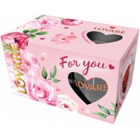 Подарочный набор Lovare For You - чай в пирамидках + чашка ("1001 ночь" и "Золотой манго")