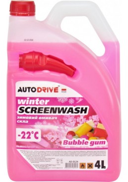 Омыватель стекла зимний Auto Drive AD0124 Bubble Gum -22 °C, 4л