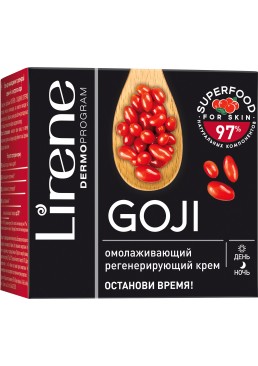 Крем для обличчя Lirene Superfood Регенеруючий з Годжі, 50 мл