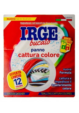 Серветка-пастка IRGE для прання кольорових речей, 12 шт