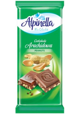 Шоколад Alpinella молочний з горіхами, 90 г