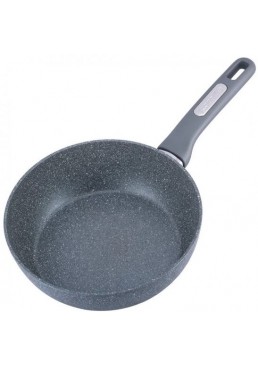 Сотейник Kamille KM-4292GR с гранитным покрытием из литого алюминия, 24*7.5 см
