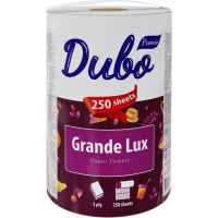 Паперові рушники Диво Grande Lux 3 шари 250 відривів, 1 рулон