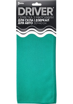 Салфетка из микрофибры для стекла и зеркал Добра Господарочка Drive, 30х40 см