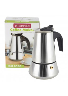 Кофеварка гейзерная Kamille KM-0550 на 4 порции, 200 мл