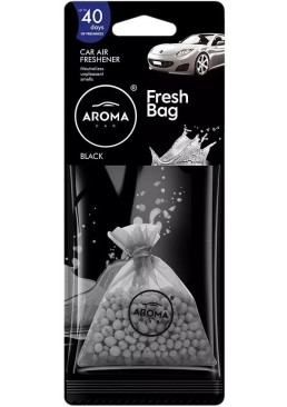 Ароматизатор полімерний Aroma Car Fresh Bag Чорний, 12 г