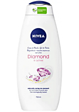 Гель-догляд для душа Nivea Care & Diamond, 750 мл