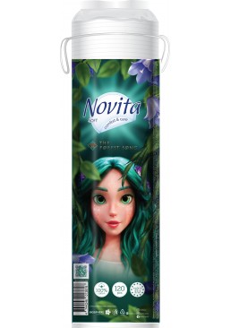 Ватні диски Novita Soft Mavka косметичні, 120шт