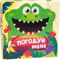 Настільна гра Strateg Погодуй мене - Крокодил Українська мова, 1 шт