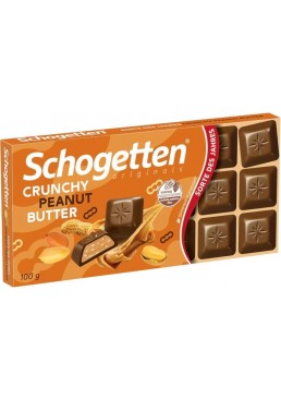 Шоколад Schogetten зі смаком арахісової пасти, 100 г