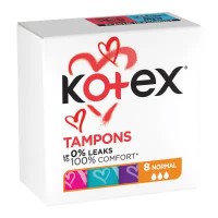 Гигиенические тампоны Кotex Normal 3 капли, 8 шт