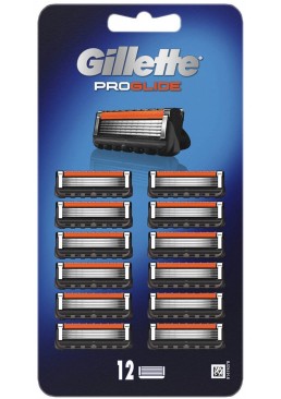 Сменные картриджи для бритья мужские Gillette Fusion5 ProGlide, 12 шт