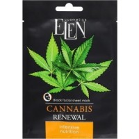 Тканевая маска для лица Elen Cosmetics Cannabis Renewal, 25 мл