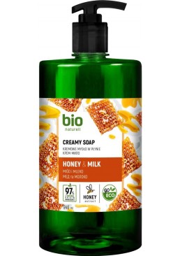 Рідке мило BIO Naturell Мед з молоком, 946 мл