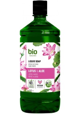 Рідке мило BIO Naturell Лотос та Алое, 946 мл (запаска)