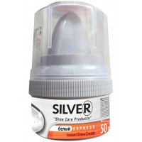 Крем-блиск для взуття Silver Білий, 50 мл