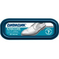 Губка для обуви Дивидик классическая бесцветная, 1 шт