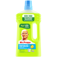 Моющая жидкость для полов и стен Mr. Proper Чистота и блеск Лимон, 1 л