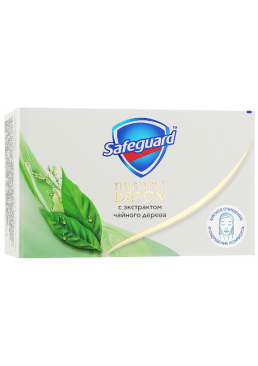 Мило туалетне Safeguard Natural Detox з екстрактом чайного дерева, 110г