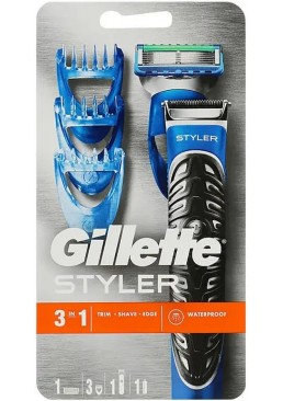 Бритва Gillette Fusion ProGlide Styler з касетою+3 насадки для бороди/вус