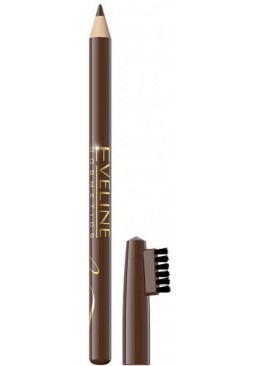 Карандаш для бровей Eveline Eyebrow Pencil Brown, 4 г