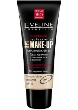 Тональный крем Eveline Art Professional Make-up 3в1 Пастельный, 30 мл