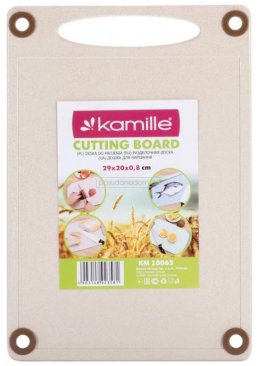 Обробна дошка із пшеничного волокна Kamille KM-10065, 20 см