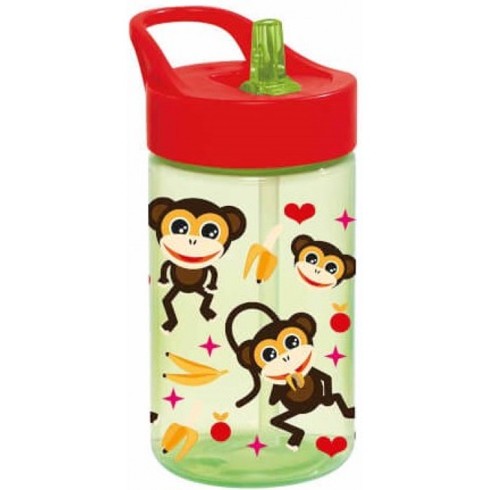 Бутылка для воды Herevin Straw-Monkey, 430 мл - 