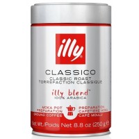 Кофе illy Classico для турки, гейзерной кофеварки, 250 г