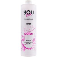 Маска You Look Professional Color Mask для фарбованого та пошкодженого волосся, 1 л