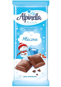 Молочний шоколад Alpinella Різдвяна серія, 90 г
