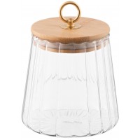 Банка для хранения ARDESTO Fresh Vintage, стекло, бамбук AR1365BV, 650 мл