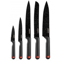 Набір ножів ARDESTO Black Mars AR2105BR, 5 шт