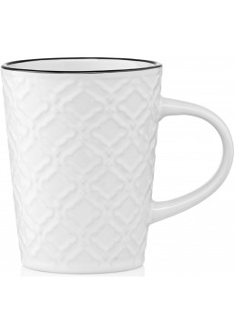 Чашка ARDESTO Relief AR3474W, 320 мл